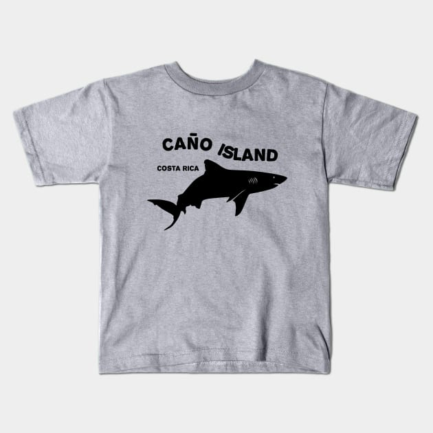 Shark Diving Caño Island - Costa Rica Kids T-Shirt by TMBTM